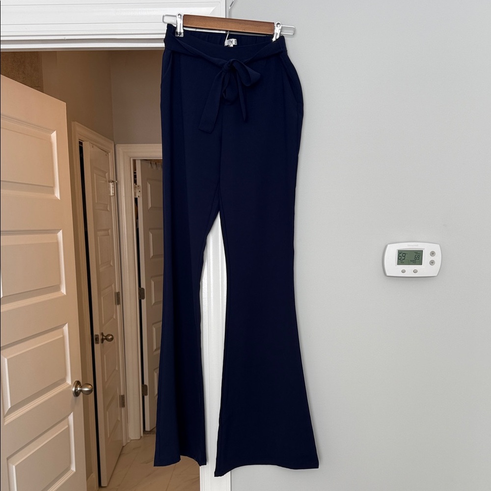 Vici Navy Flare Women's Pants